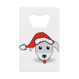 Dog Hound Happy Animal Christmas Santa Claus Hat