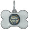 Dog House and Bones ID Pet Tag
