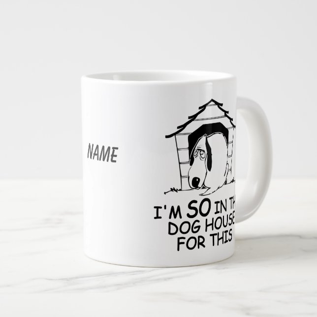 DOG HOUSE custom mugs (Front Right)