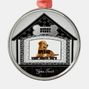 Dog House Pet Memorial Metal Tree Decoration