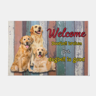 Dog House Print Doormat - Animal Lover Gift
