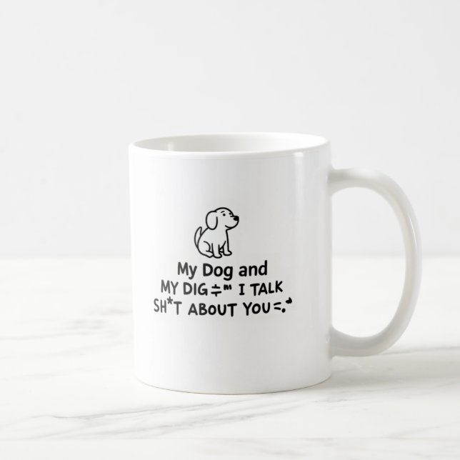 Dog Humour Coffee Mug (Right)