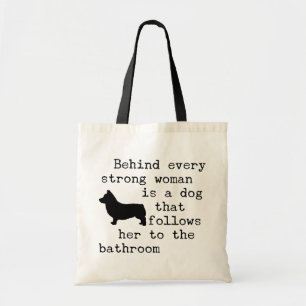 Dog Humour Quote - Corgi Tote Bag