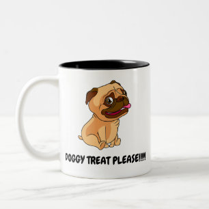 DOG HUNGER Two-Tone COFFEE MUG