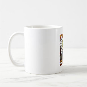 Dog Hunts Zombies Halloween German Shepherd Moon_1 Coffee Mug
