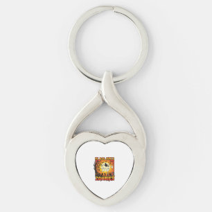Dog Hunts Zombies Halloween Ghosts Witch Moon Key Ring