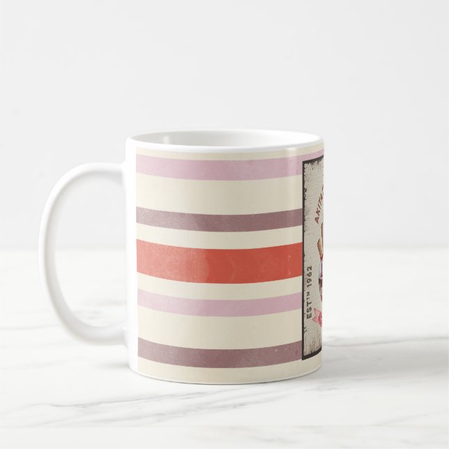 Dog Ice-cream funny Akita Inu long coat Coffee Mug (Left)