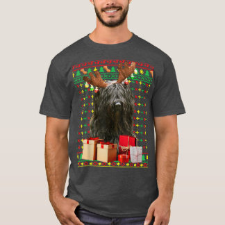Dog Iggy Merry Ugly Christmas Sweater Antlers Gift