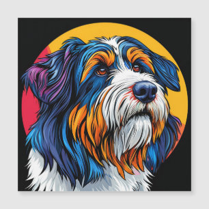 Dog Illustrating Vibrant Creativity