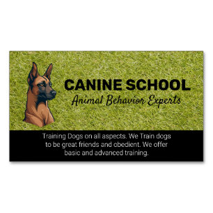 Dog Illustration   Astroturf  Magnetic Business Card