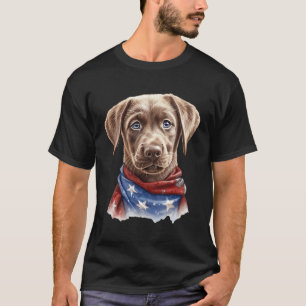 Dog Illustration Vintage Style T-Shirt