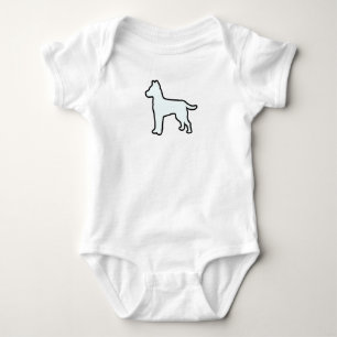 Dog Image  Baby Bodysuit