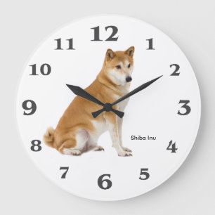 Dog image for Round (Large) Wall Clock
