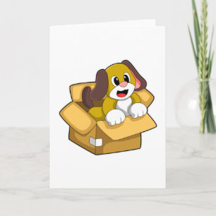 Dog in Box Card