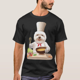 Dog In Chef Hat Cooks bird boys aaa T-Shirt