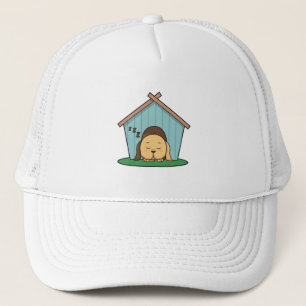 Dog in Dog house Trucker Hat