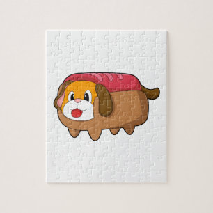 Dog in Hotdog Jigsaw Puzzle