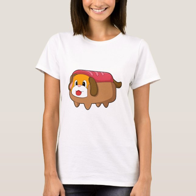 Dog in Hotdog T-Shirt (Front)