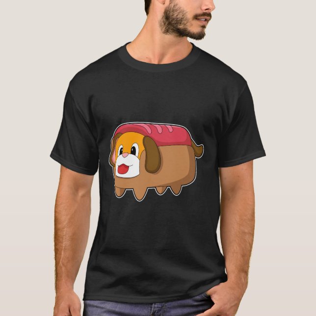 Dog in Hotdog T-Shirt (Front)