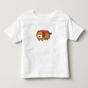 Dog in Hotdog Toddler T-Shirt