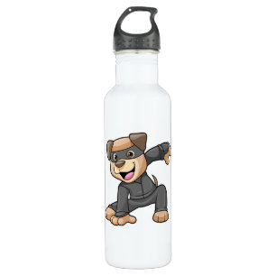 Dog in Ninja Costume 710 Ml Water Bottle