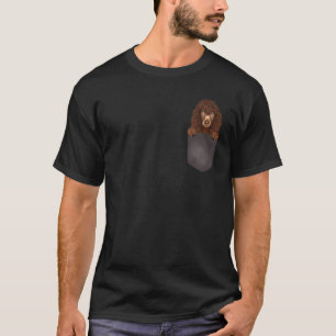 Dog In Pocket Dog Irish Water Spaniel T-Shirt