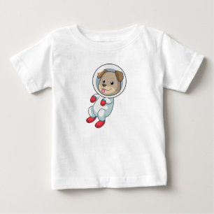 Dog in Space in Suit Baby T-Shirt