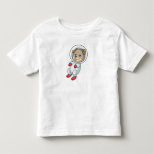 Dog in Space in Suit Toddler T-Shirt