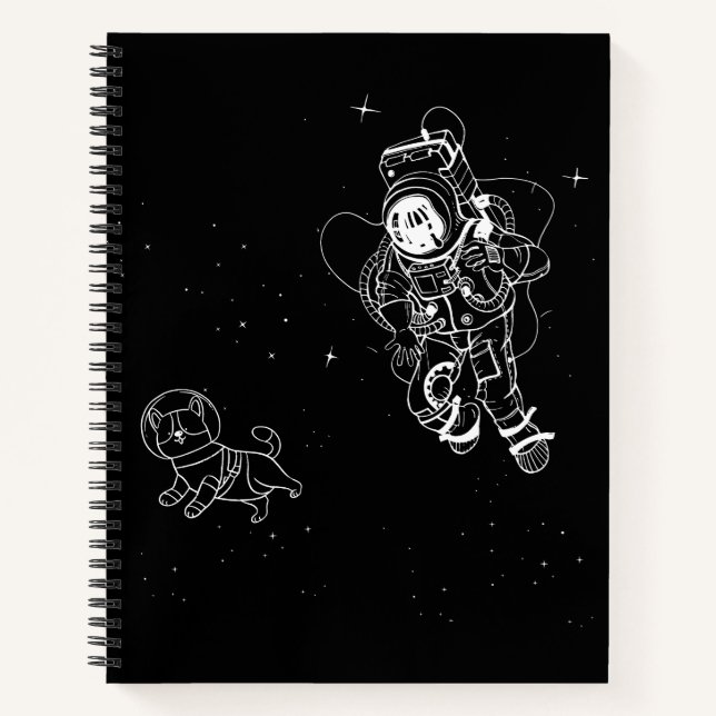 Dog in Space Notebook (Front)