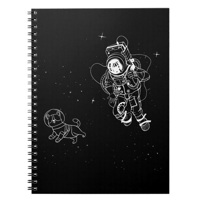 Dog in Space Notebook (Front)