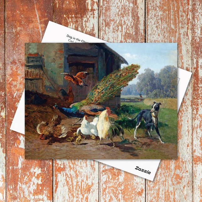 Dog in the Chicken Coop Postcard (Creator Uploaded)