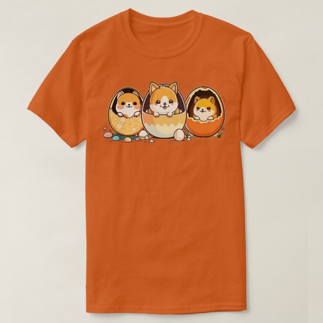 Dog In The Egg 222 T-Shirt (Design Front)