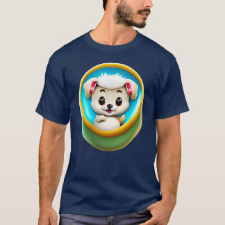 Dog in the egg 239 T-Shirt