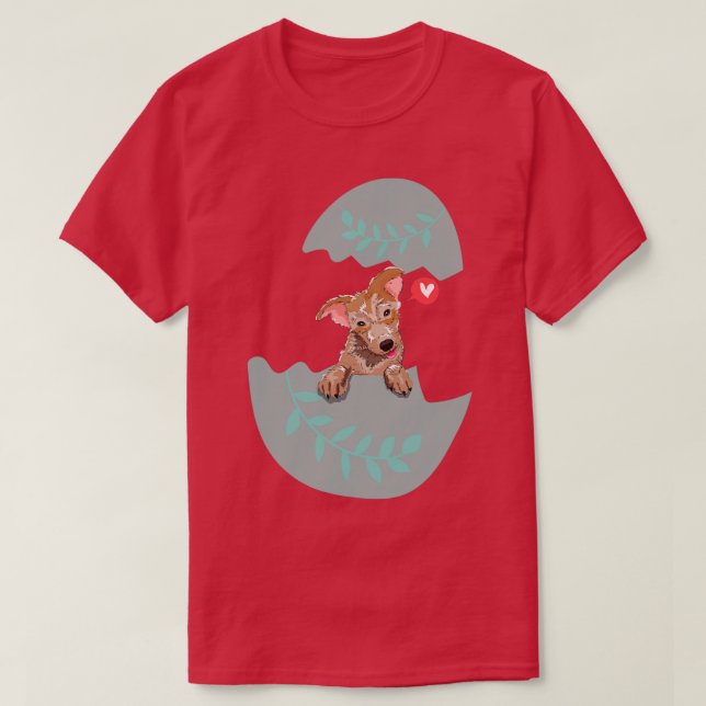 dog in the egg 251 T-Shirt (Design Front)