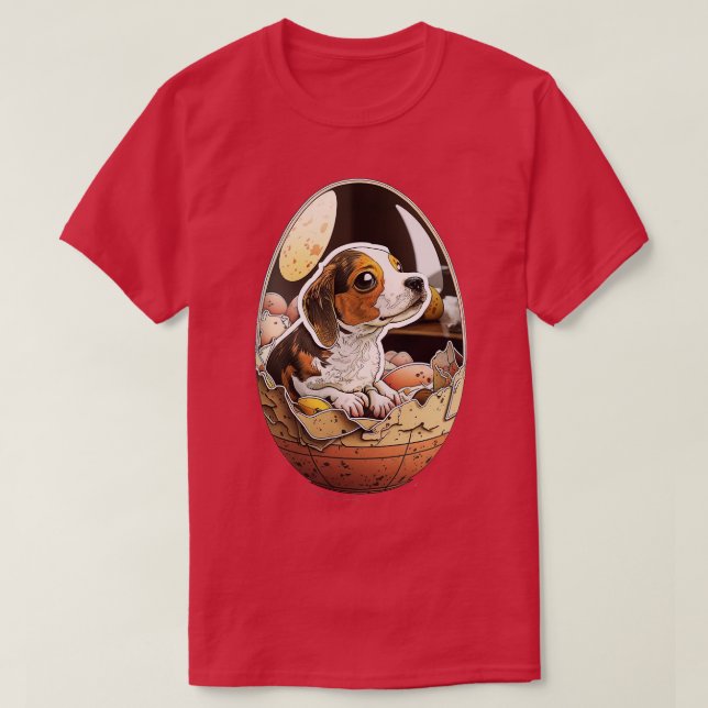dog in the egg 272 T-Shirt (Design Front)