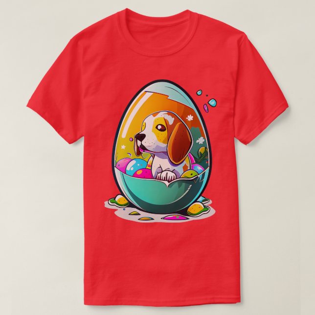 dog in the egg 61 T-Shirt (Design Front)