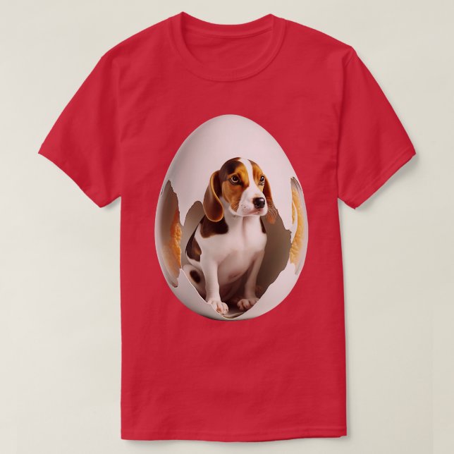 dog in the egg 90 T-Shirt (Design Front)