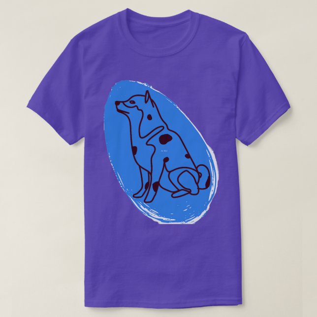 Dog in the egg art T-Shirt (Design Front)
