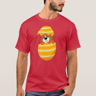 Dog in the egg Funny Easter Day Cute Dog in the Eg T-Shirt