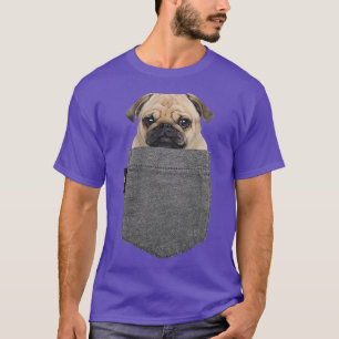 Dog in Your Pocket T Pug  T-Shirt