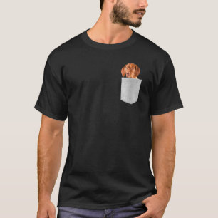 Dog in Your Pocket Vizsla puppy Fitted T-Shirt