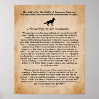 Dog Inspires Napoleon After the Battle of Bassano