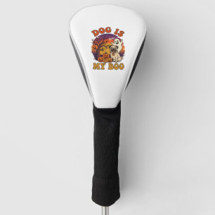 Dog Is Boo Halloween Pug Ghost Pumpkins_1 Golf Head Cover