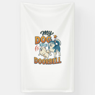Dog Is Doorbell Barking White Blue_1 Banner