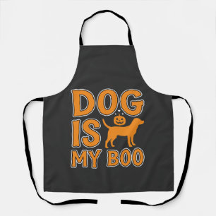 Dog Is My Boo Halloween Dog Apron