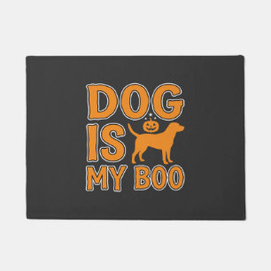 Dog Is My Boo Halloween Dog Doormat