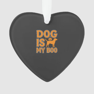 Dog Is My Boo Halloween Dog Ornament
