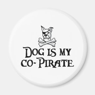 Dog is my co-pirate magnet