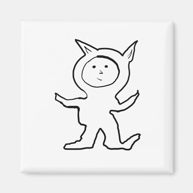 Dog Jammies by Cussdum Designs Magnet (Front)