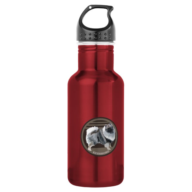 Dog-keeshond 532 Ml Water Bottle (Front)
